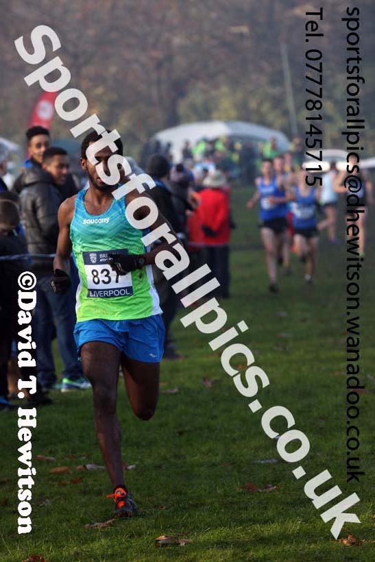 Junior men, European Cross Country Trials, Sefton Park, Liverpool. Photo: David T. Hewitson/Sports for All Pics